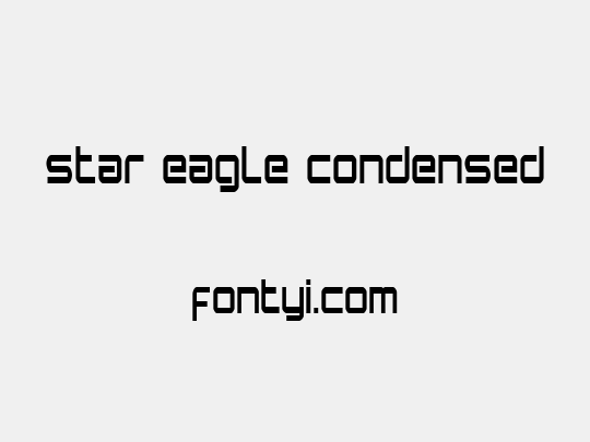 Star Eagle Condensed