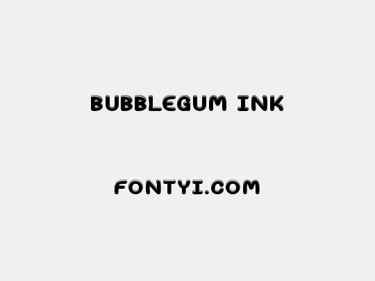 Bubblegum Ink