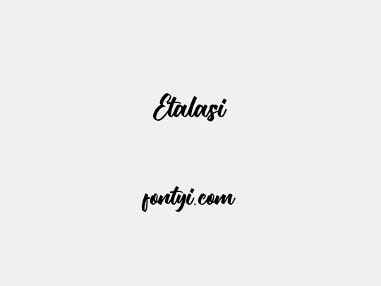 Etalasi