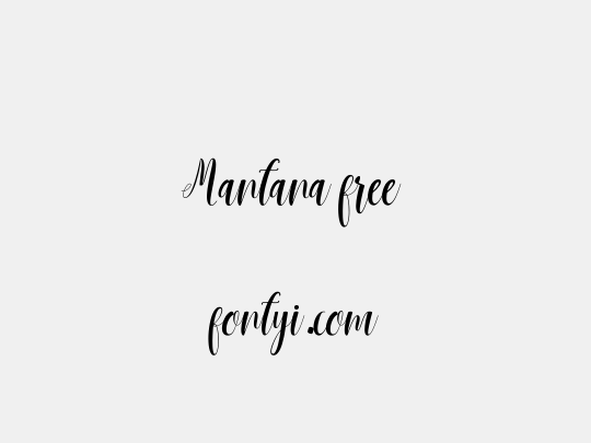 Mantana free