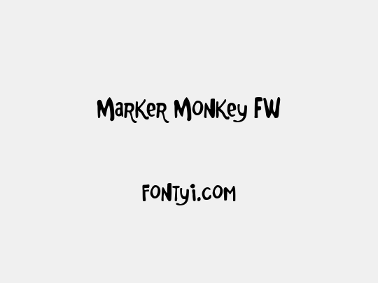 Marker Monkey FW
