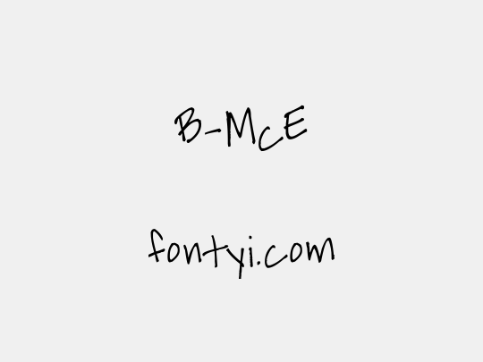 B-McE