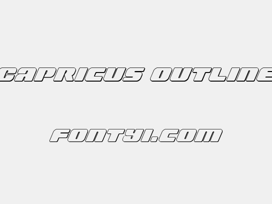 Capricus Outline