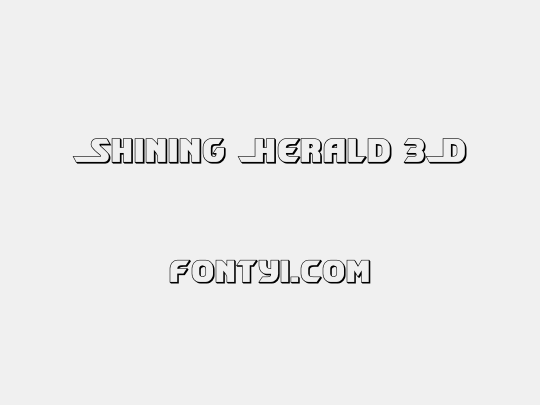 Shining Herald 3D