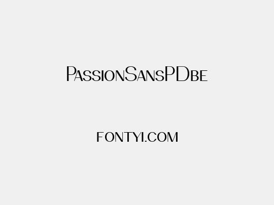 PassionSansPDbe