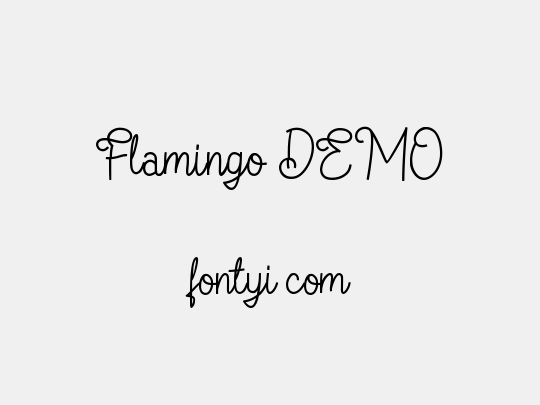 Flamingo DEMO