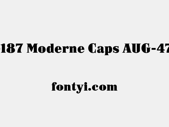 ARB-187 Moderne Caps AUG-47 CAS