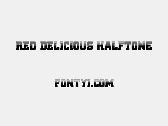 Red Delicious Halftone