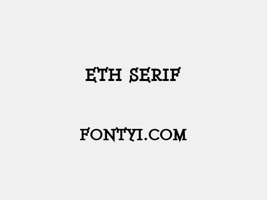 ETH Serif
