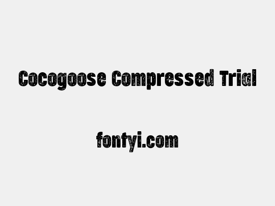 Cocogoose Compressed Trial