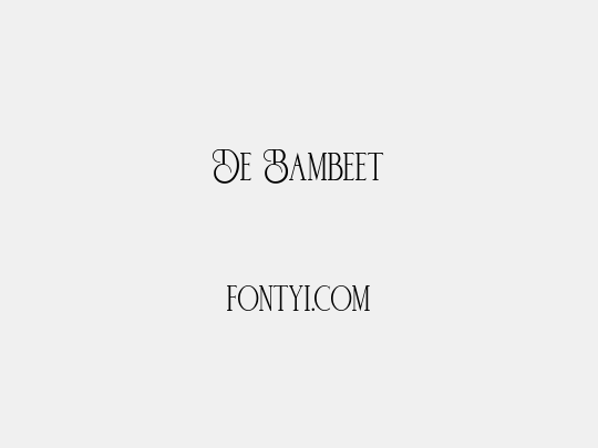 De Bambeet