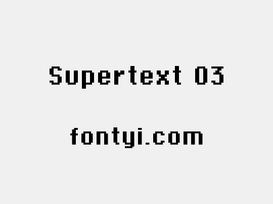 Supertext 03