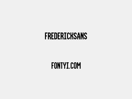 FrederickSans