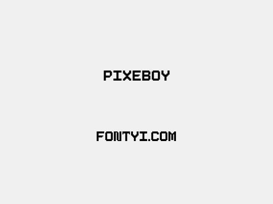 Pixeboy