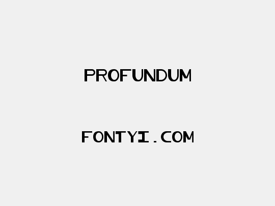 Profundum