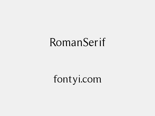 RomanSerif