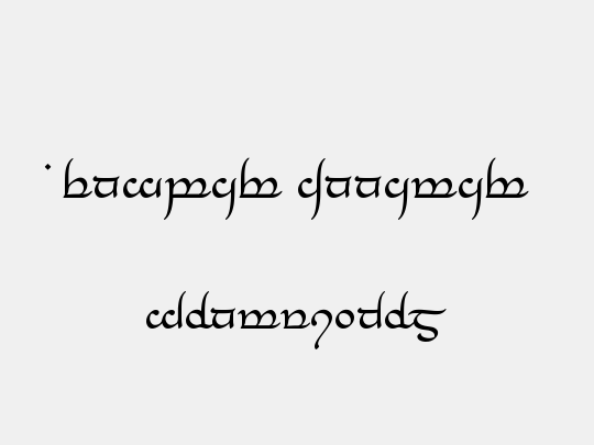 Tengwar Annatar