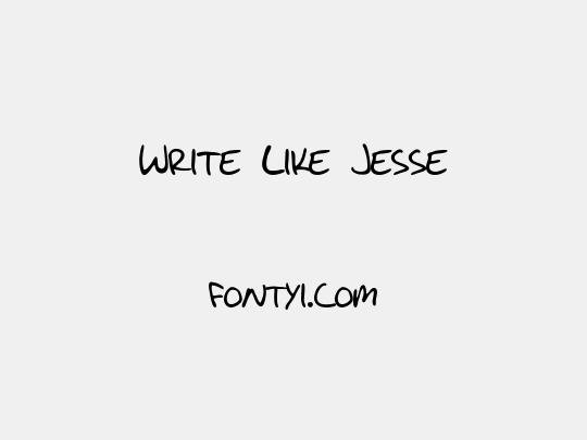 Write Like Jesse