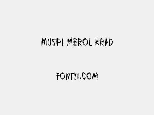 Muspi Merol Krad