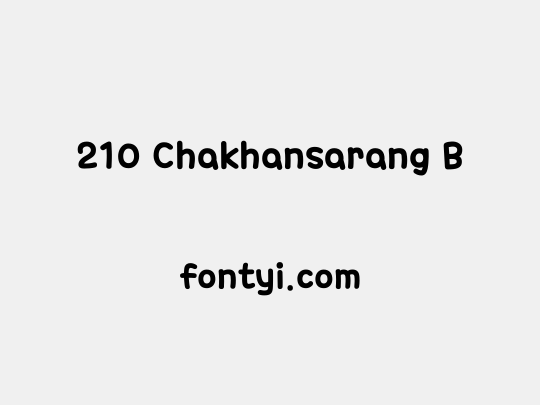 210 Chakhansarang B