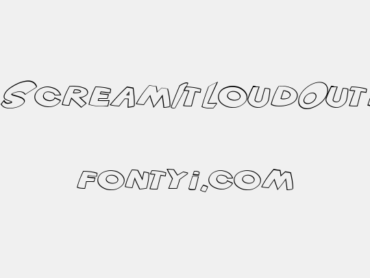 VTC ScreamItLoudOutline