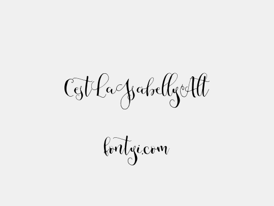 CestLaIsabellyAlt