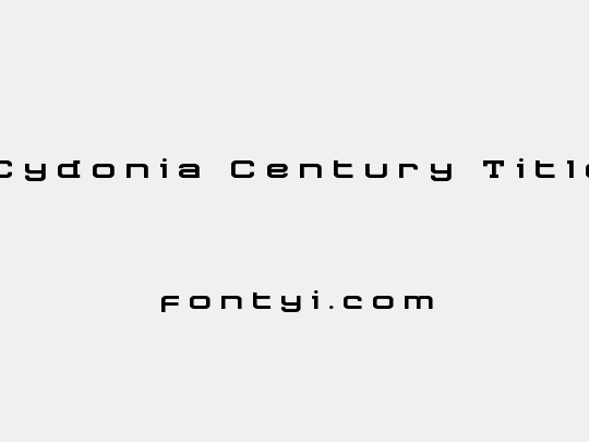 Cydonia Century Title