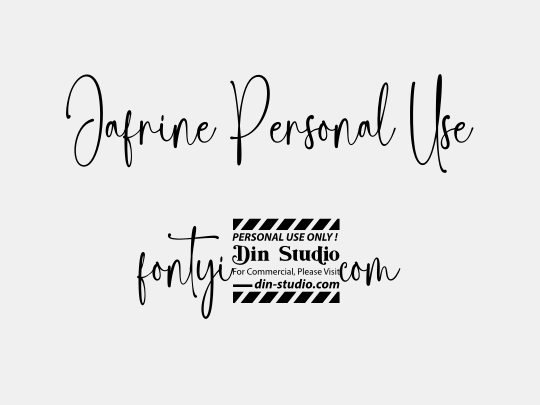 Jafrine Personal Use