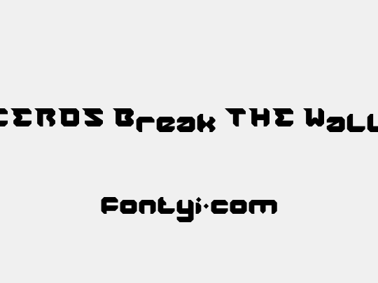 RHINOCEROS Break THE Wall-Light