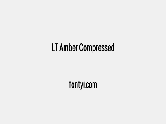 LT Amber Compressed