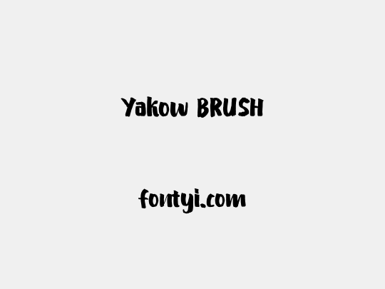 Yakow BRUSH