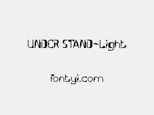UNDER STAND-Light