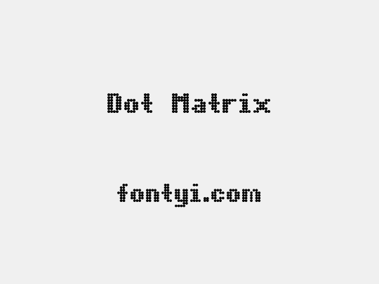 Dot Matrix