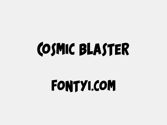 Cosmic Blaster