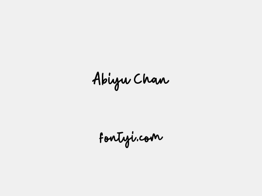 Abiyu Chan