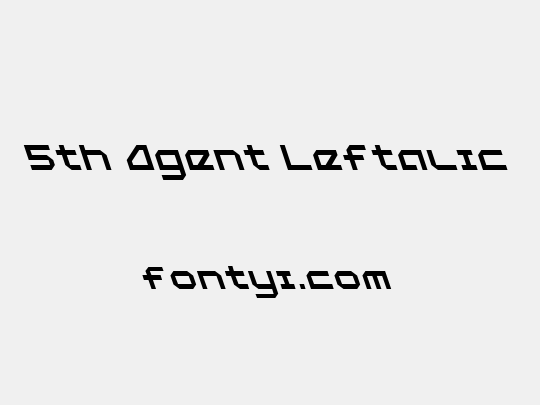 5th Agent Leftalic