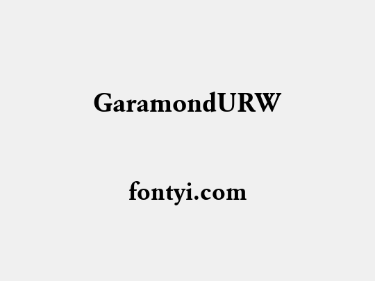 GaramondURW
