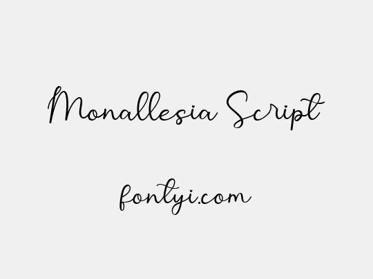Monallesia Script