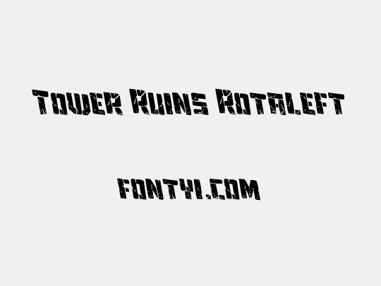 Tower Ruins Rotaleft