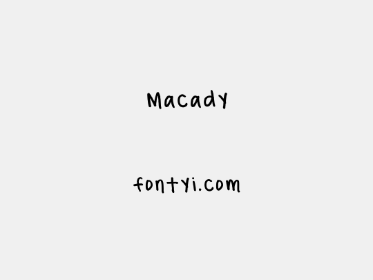 Macady