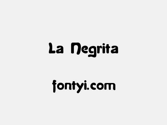 La Negrita