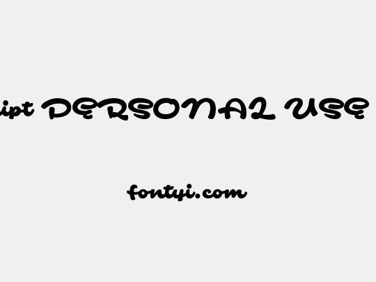 Safir Script PERSONAL USE ONLY
