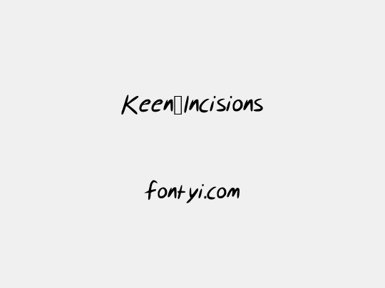 Keen_Incisions