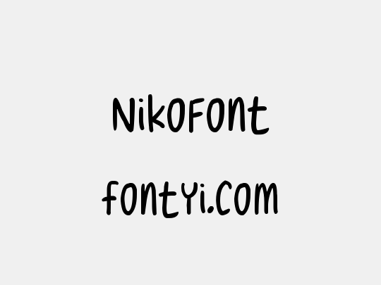 NikoFont