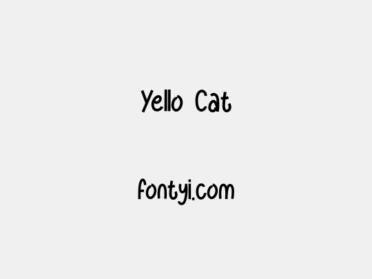 Yello Cat