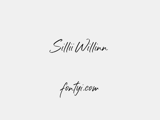 Sillii Willinn