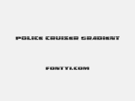 Police Cruiser Gradient