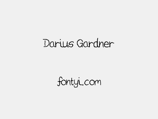 Darius Gardner