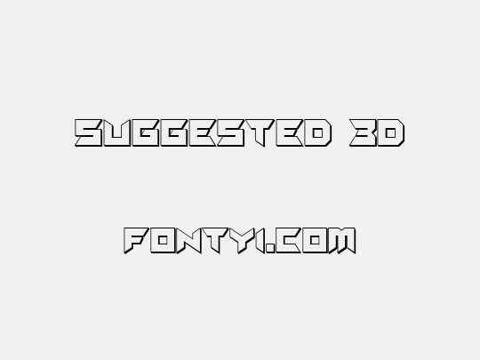 Suggested 3D