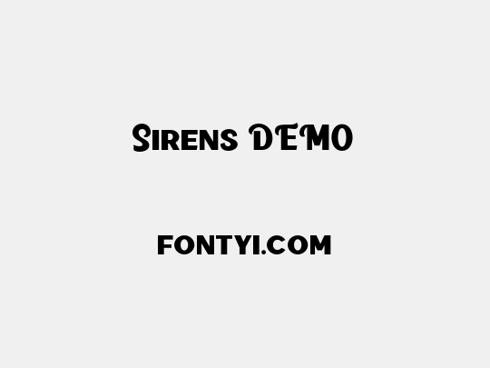 Sirens DEMO